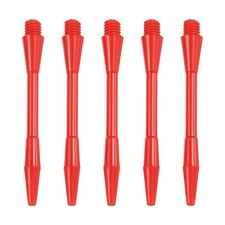 45mm Plastic Dart Shafts, 30 Pack 2BA Thread Dart Stems, Red