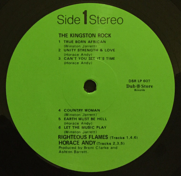 英LP Righteous Flames / Horace Andy Kingston Rock INTS1487 RCA INTERNATIONAL /00260 Płyta winylowa: Righteous Flames, Horace Andy - The Kingston
