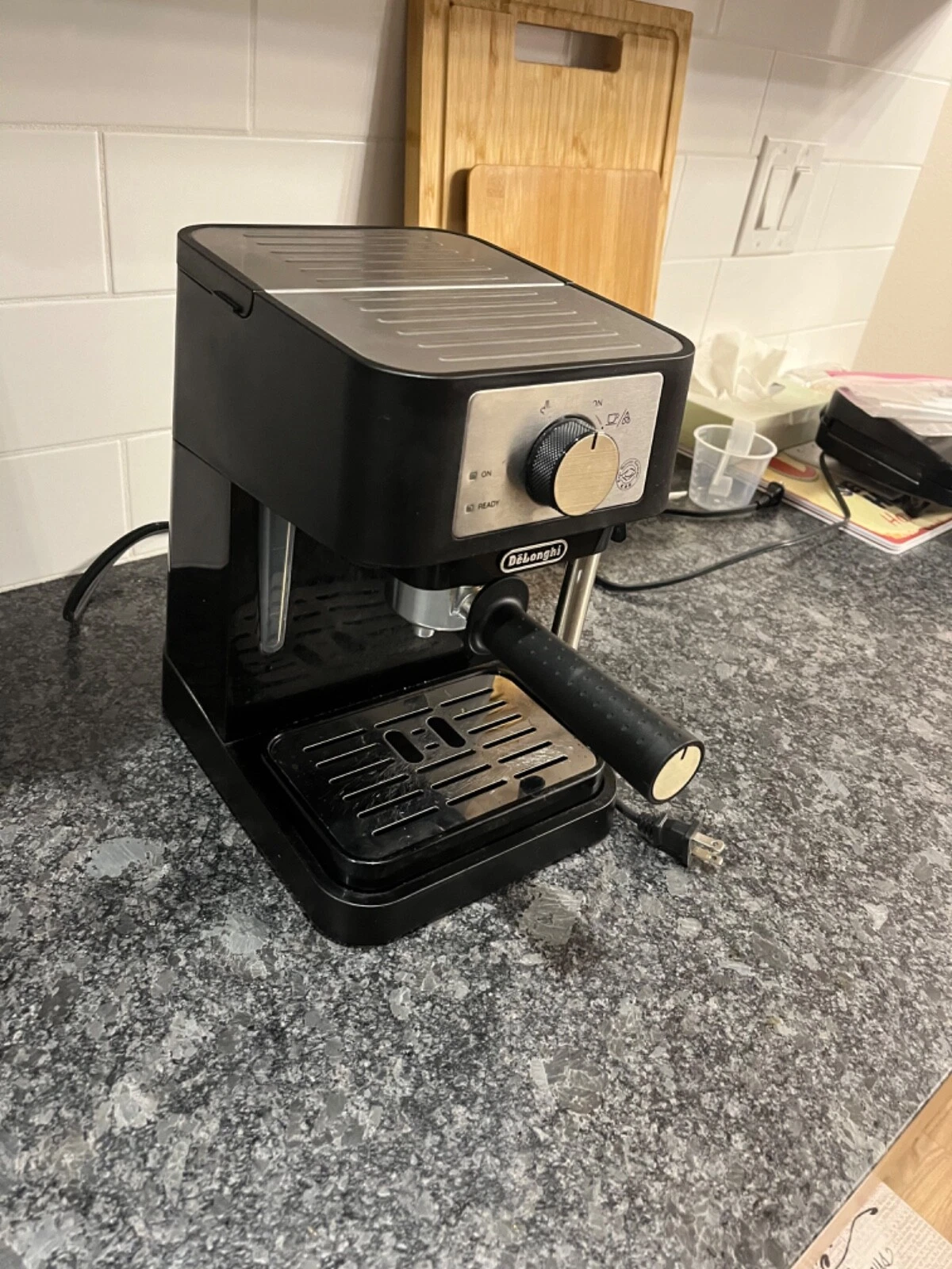 De'Longhi+EC260BK+Stainless+Steel+Espresso+Machine+-+Black