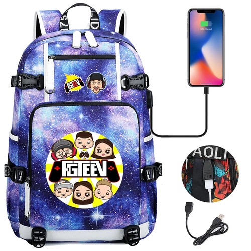Mochila Ftev Bolso Escolar Multifunción USB Bolsa de Carga Laptop Mochila - Imagen 45 de 56