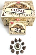 Hem Copal Incense Cones for Cleansing - Pick 10-20-30-50-100-120 Free Shipping!