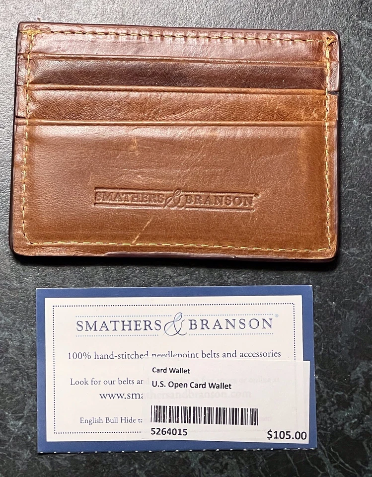 2023 U.S. OPEN LOS ANGELES COUNTRY CLUB LACC SMATHERS & BRANSON CARD WALLET NEW - Image 3 of 4