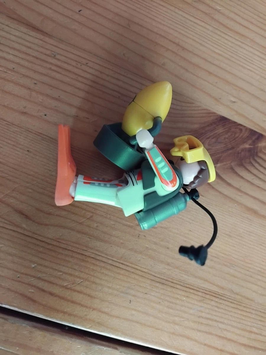 Playmobil 4877 Top Agent Detektorjet und Wasserjets mit zwei Figuren A