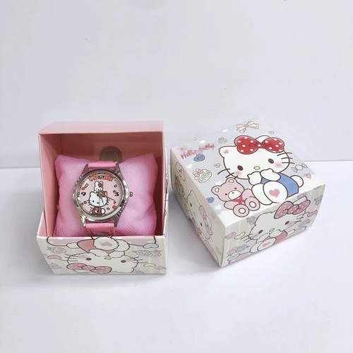 Reloj de cuarzo Sanrio-Hello Kitty, Cinnamoroll, Kuromi, My Melody, Pompompurin - Imagen 13 de 17