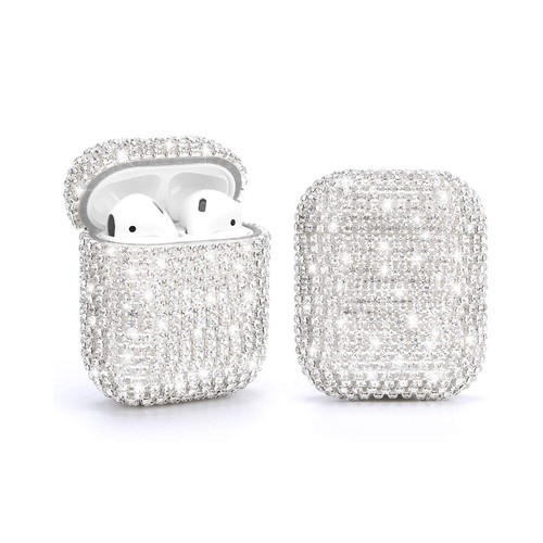 Luxury Bling Diamond Hard Case For Apple AirPods 2 1 Glitter Airpod Protector - Zdjęcie 6 z 13