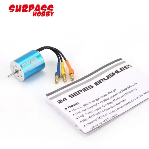 Surpass Hobby 2838 3200-6200KV Brushless Motor 35A ESC for 1/14 1/16 RC Car - Picture 6 of 40