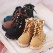 1/6 1/4 1/3 BJD Doll Shoes Nubuck Leather Lace-up Ankle Boots Multi-colors