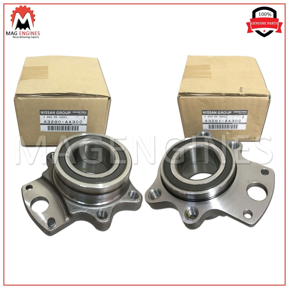 ma 43280-AA300 & 43281-AA300 GENUINE OEM REAR WHEEL BEARING