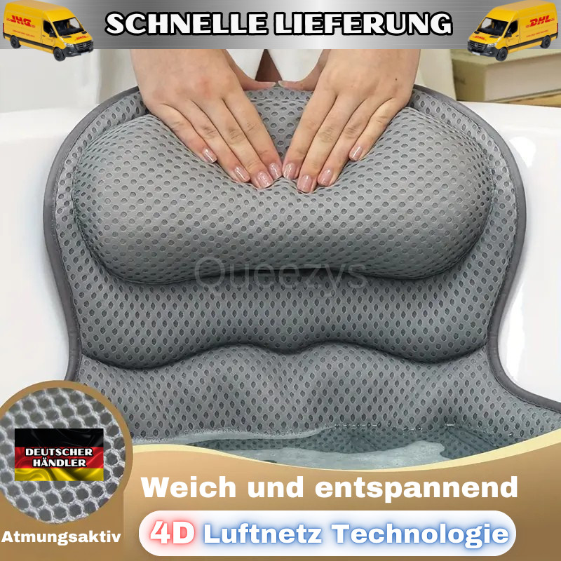 Badewannenkissen Nackenkissen Kopfkissen Kissen Kopfstütze Badewanne Rutschfest