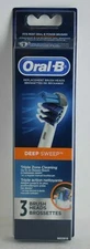 3 ORAL-B Deep Sweep Replacement Toothbrush Tooth Brush Heads Refills Triaction