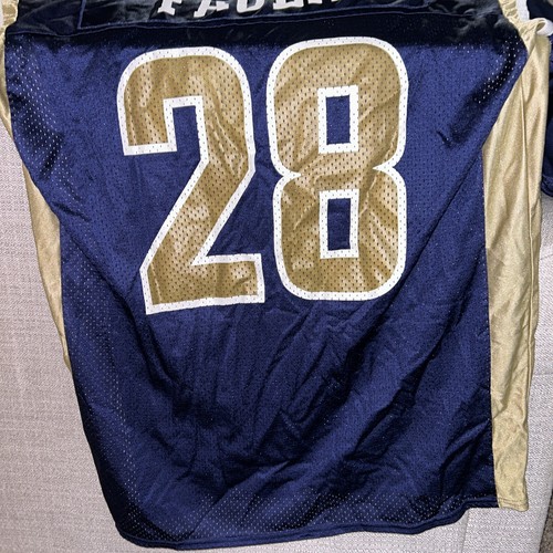 Reebok STL Rams Marshall Faulk #28 Jersey Men's XL Vintage Rare - Picture 2 of 5