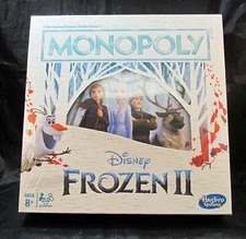 E87S NEW IN SEALED BOX FROZEN II MONOPOLY PARKER BROS DISNEY HASBRO