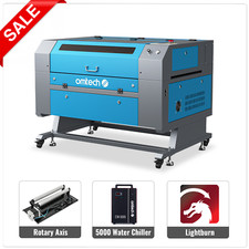 OMTech 60W 20x28in Autofocus CO2 Laser Engraver w/ Basic Choice Accessories Pack