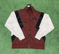 Brand Nike Air Jordan Flight Warm Up Jacket Size Medium Authentic Maroon Red OG