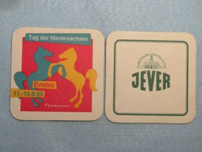 Beer Collectible Coaster ~ Tag Der Niedersachsen Emden Jever Brewing Co Germany