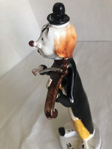 Clown Figurine By Poli Cesare Art Pottery-Signed By Artist - Picture 11 of 14