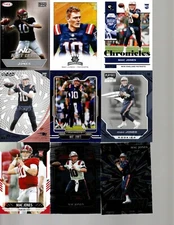 Mac Jones Collection  20 Cards, 16 Different Cards High Beckett Value $67