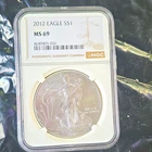 U.S. Mint 2012 American Silver Eagle $1 1 oz Silver NGC MS69 8689805-026