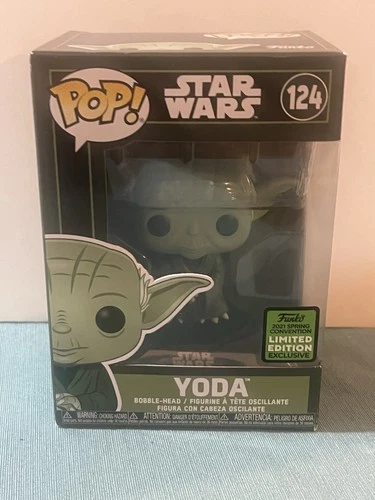 Funko Pop! Star Wars Yoda #124 2021 Spring Convention Limited Edition Exclusive
