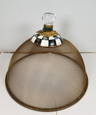 MacKENZIE CHILDS COURTLY CHECK LARGE MESH DOME 10" Wide