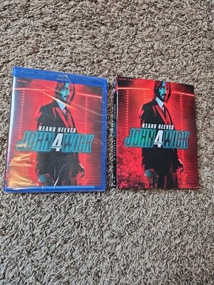 Keanu Reeves John Wick Chapter 4 Movie Blu Ray DVD Video Digital Sealed