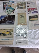 Lot Of Vintage Automobile Related Ephemera