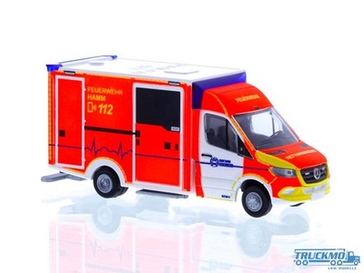 Rietze Feuerwehr Hamm WAS Design RTW 18 76172