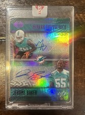 2018 Panini Illusions Rookie Dual Signs Minkah Fitzpatrick Jerome Baker Auto 1/1