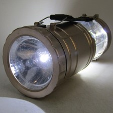 6" Collapsible LED Camping Lantern, Battery Operated.