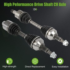 2x Front Cv Axle Shaft Assembly For Dodge Journey Avenger Chrysler 200 3.6l