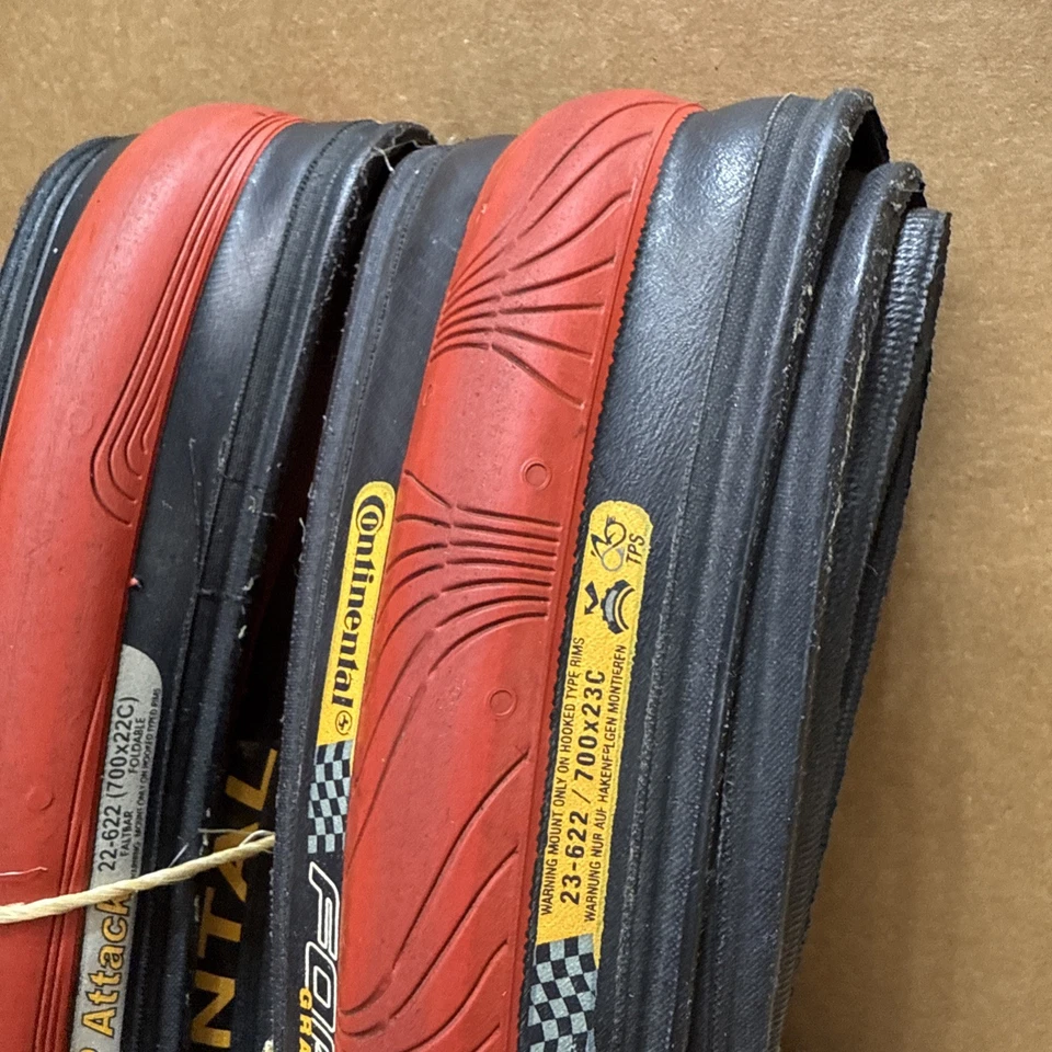 Continental GP Attack Force 700x22/23 Road Tires wcl52 - Image 3 of 4