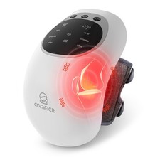 Cordless Knee Massager with Heat and Red Light Therapy,Vibration,Heated Knee ...