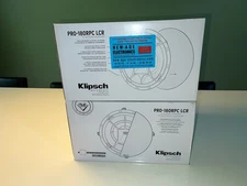 Brand New Klipsch PRO-180RPC LCR In-Ceiling X 2 Speakers