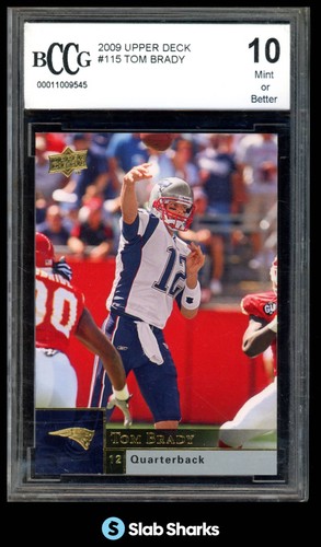 2009 UPPER DECK #115 TOM BRADY BCCG 10