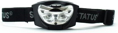 Status LED Stirnlampe | Mehrzweck schwarze Stirnlampe - 3er PackxAAA Batterie