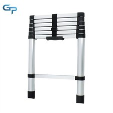 6.6/8.5FT Telescoping Ladders Multi-Purpose Folding Aluminum Extension Ladder