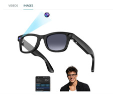 2026 AI Smart Glasses with 8MP HD Camera Video Translation for iPhone 17 16 Pro