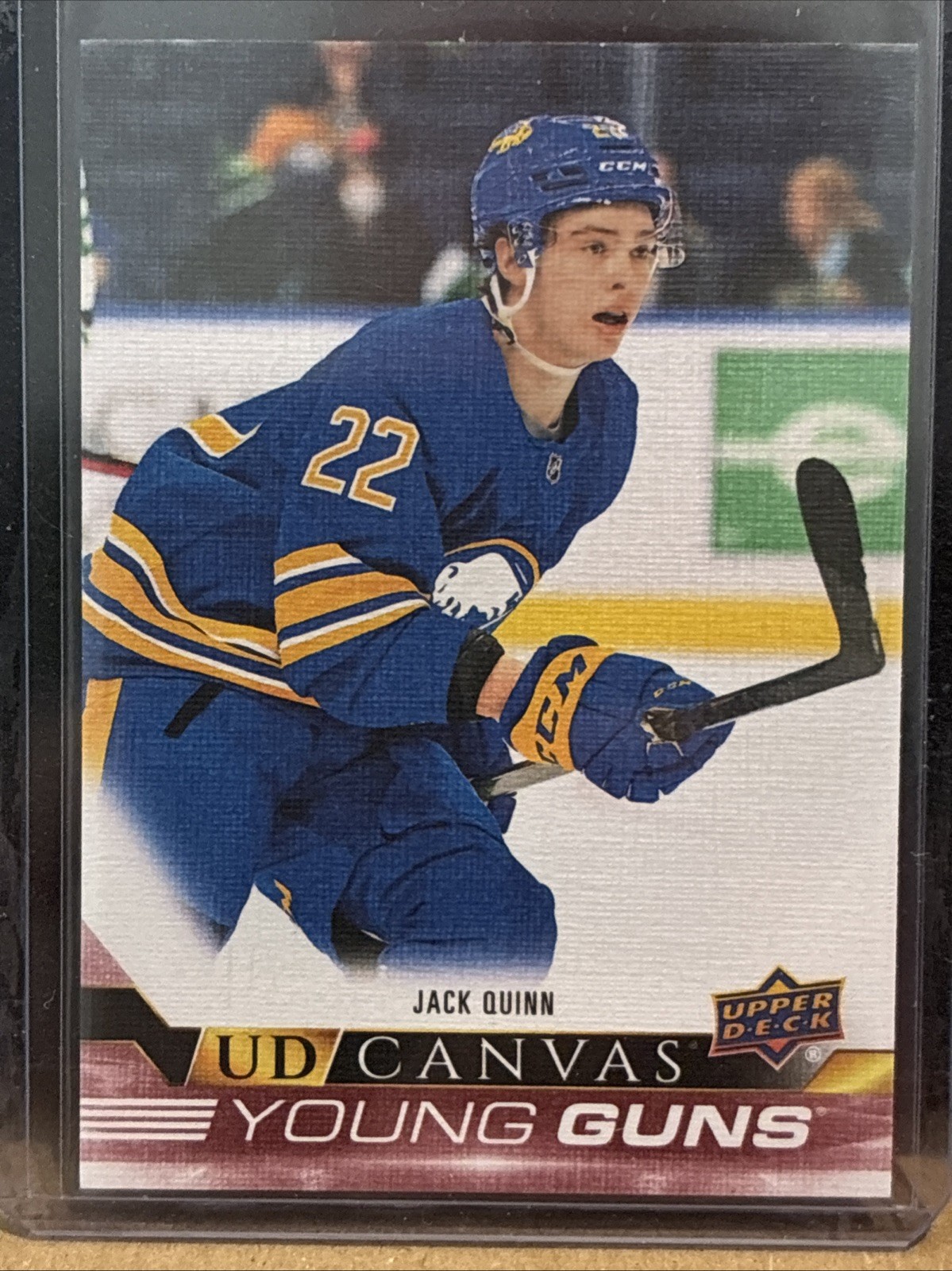2022-23 Upper Deck Series 1 UD Canvas Young Guns Jack Quinn #C99 Rookie RC