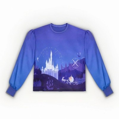 c13 Disney Parks Cinderella Castle Top for Women by for Her Universe size Medium