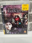 Folklore (Sony PlayStation 3, 2007) PS3 CIB Tested Working Great Condition
