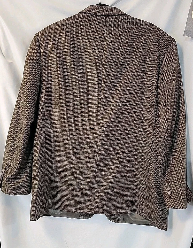 Joseph & Feiss Hombres 100% Lana Tweed Blazer Traje Chaqueta Abrigo Deportivo 44S Marrón  Foto 2 de 4