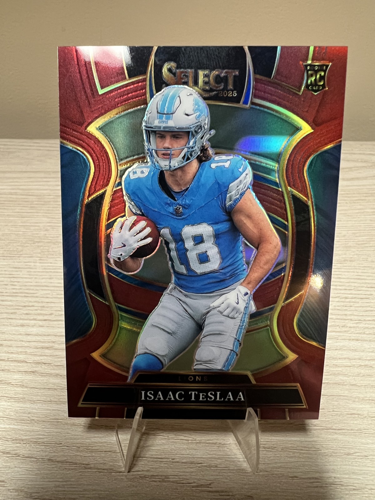 2025 Panini Select - Concourse Isaac Teslaa #70 Maroon Prizm /149 (RC)