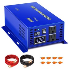 600W 60/72/96/110VDC to 240VAC Pure Sine Wave Inverter Peak 1200W Off-Grid Solar