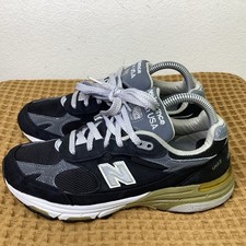 New Balance 993 Womens Size 7 Shoes Sneakers Black Grey Made In USA WR993BK