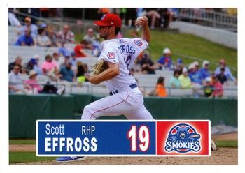 Scott Effross 2018 Tribüne Tennessee Smokies NNO Baseballkarte - Bild 1 von 2
