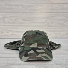 Camouflage Trapper Hat Cap Adult Mens Fitted Fishing Hunting Outdoot