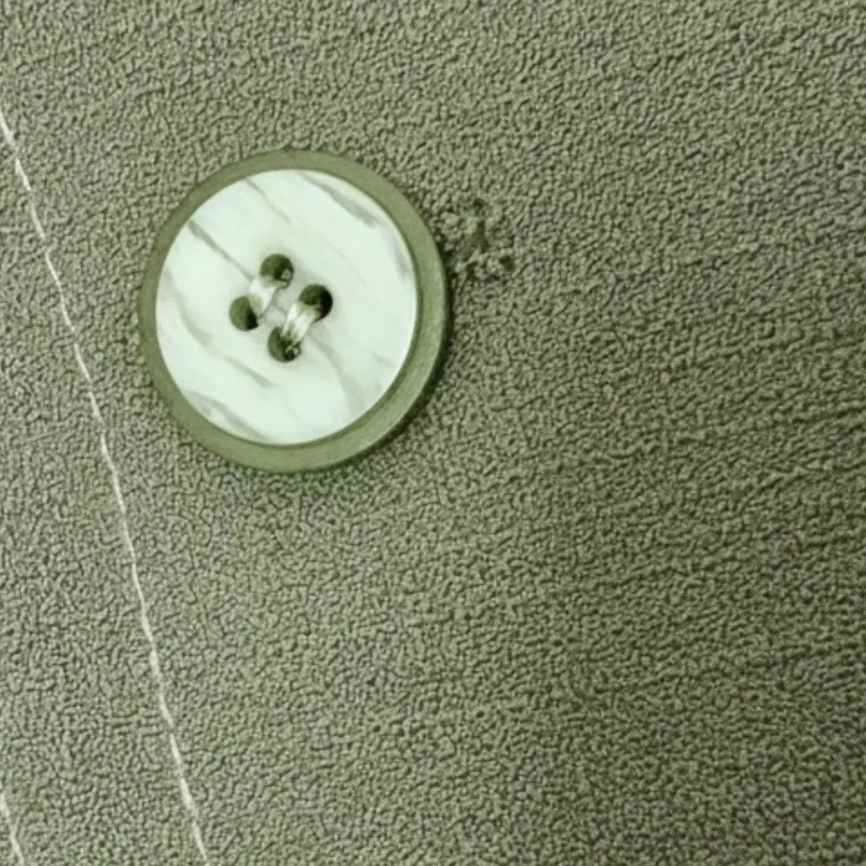 Traje de poliéster verde aguacate años 60 44L 38x31 pierna acampanada solapa ancha Palm Beach Foto 4 de 4