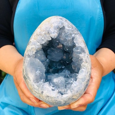 4.64LB  Natural blue crystal cave quartz crystal cave mineral specimen 4495