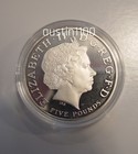 Superb 2006 QEII 80th Birthday .925 Solid Silver Proof 5 Pounds Coin Mint — photo 5