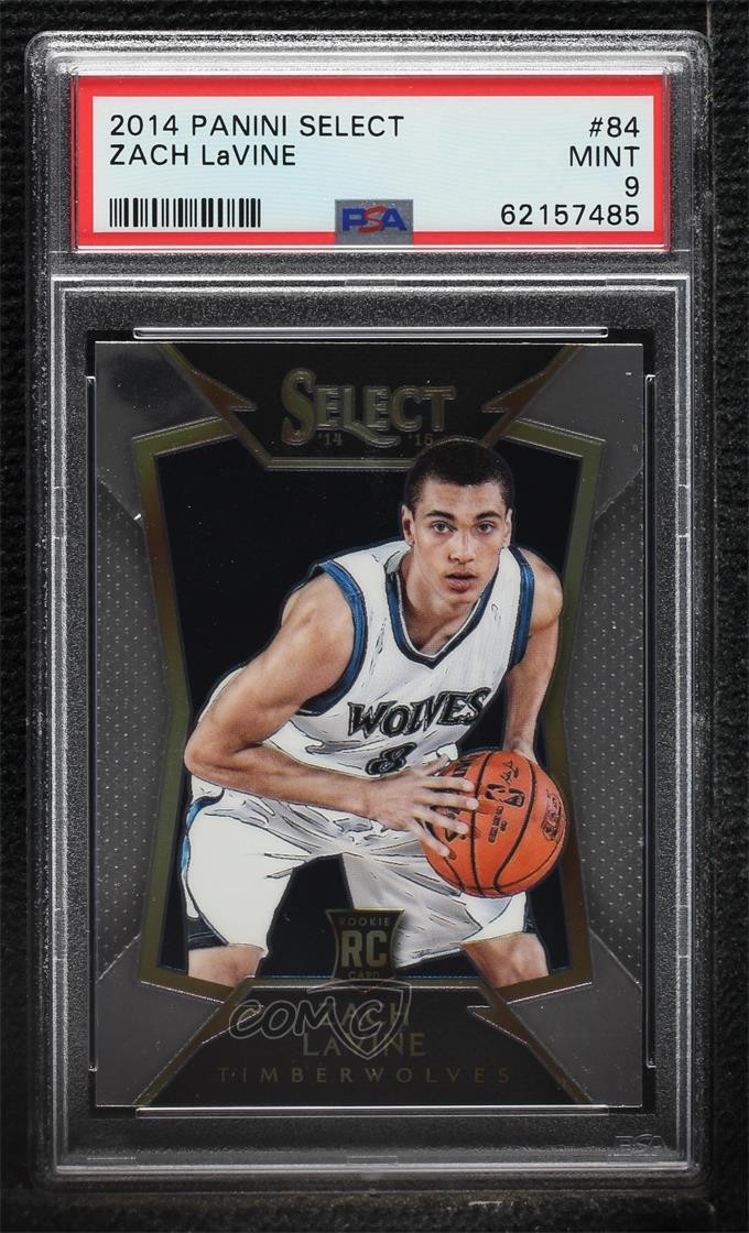 2014-15 Panini Select Concourse Zach LaVine #84 PSA 9 MINT 0h2x
